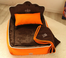 Luxury Princess Cat Bed with Pillow and Cover