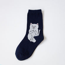 Casual Cartoon Hip Cat Socks (Breathable CoolMax Socks)