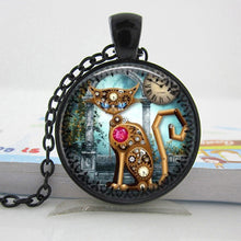 "Mechanical Kitty" Necklace / Pendant