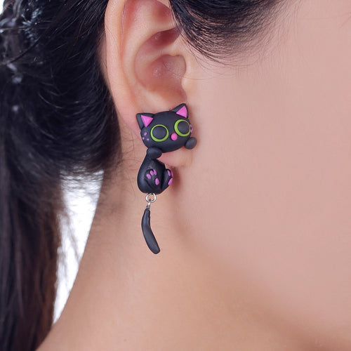 Dazed Kitty Earrings